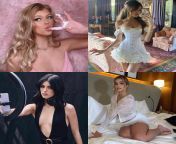 Loren Gray, Madison Beer, Dixie Damelio and Addison Rae - Cum on/in her 1)Ass 2)Pussy 3)Mouth 4)Face from addison rae cum tribute