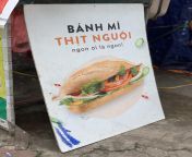 Would anyone like to try the infamous human meat banh mi from Ha Dong? from lil banh mi lovegina
