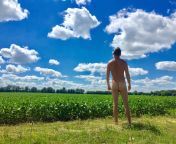 Fun day hanging nude on a farm , the clouds were too perfect to not take a pic !! from hanging nude