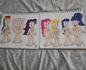 [My Little Pony: Friendship Is Magic] The Nude Mane Six Meet Nude Starlight Glimmer (Art By Me) from solanki roy naked nude xxxww six vdoe