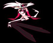 In Hazbin Hotel (2024) Angel Dust is a pornstar sinner with spider body design. Another hint towards him being a spider is a sticky white fluid coming from his butt, which appears in shooting from shinchan movie masala story full movie in hindi