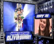 Cracks at it. Happy birthday to Olivia Swasey (22) who is the English voice of Aya Fujisaki. She on the other hand is the daughter of John Swasey who serves as the ADR Director for the English adaptation of the series by Sentai. from the charismatic voice