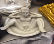 This lady-boy ash tray I bought on a trip to Thailand as a gift for my brother. [nsfw] from vivdtv lady boy