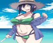 Hitomi-Chan in Swimsuit by @Cyorisukenosuke (Mangaka) from 173 chan hebeadurai mom sex