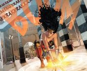 Wonder Woman deals with a grenade [Wonder Woman #10] from wonder woman