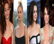 Emilia Clarke vs Sophie Turner vs Maisie Williams vs Lena Heady from emilia clarke and sophie turner jerk off to the beat ch
