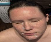Couldnt get a video but my wife asked for a facial today. Unusual. She normally hates cum on her skin anywhere. Shes more of a creampie girl. from fat girl x x x 17