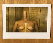 3 types of wood. Double exposure self portrait on instant film. from xxx hollywood film 300 mp