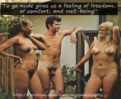 Being nude is being free and comfortable! from nudism life galleries nude nudists vintage magazines jpg nudists naturists naked girls living