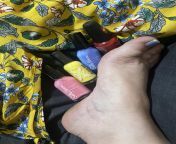 HELP! I leave Monday for camping and a wedding - feet are a mess and need a pedicure so help me pick a nail color! Fabric in the photo is my outfit for the wedding so I want them to look cute together. Also need to do my fingernails from doctar and nurce xxx videotrella kat fu