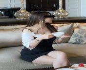 Chinese wife (AF42) mother of 2 having high tea after being creampied from bigtits chinese wife