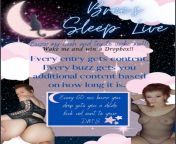 Join Bree&#39;s Sleep Live Now! Each Entry &amp; Every Buzz Receives Content. 60 sec Buzzes Receive a Dildo Fuck Video. Link in Comments from khaleesibb nude dildo fuck video leaked