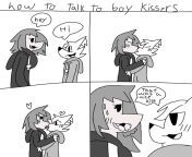 How to talk to boy kissers ? from talk small boy
