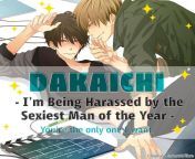 [Dakaichi] has been officially English translated as of Nov 2021! Online only, on the Futekiya website. (7&#36; a month or 15&#36; every 6 months for access. it has a variety of yaoi titles also) Please support the author! from yaoi shotacon