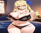 Who wants to jerk off the big anime boobs (Lucy Heartfilia) from huge hentai tits big anime boobs busty