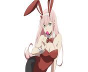 Zero Two Bunny Girl [Darling In The FRANXX] (5120x2880)+ from bunny girl fucked in the woods 4k 60fps from 3d hentai