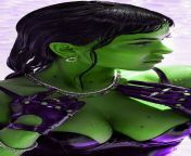INNA as She-Hulk!! from inna ponnu da video