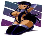 Blackfire In An Sexy Version Of Her Normal Outfit. from desi sexy bhabi open her dress 4