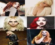 Lzzy Hale, Maria Brink, Taylor Momsen, Ashley Costello, Nita Strauss, Simone Simons: Sensual deepthroat blowjob cum in throat, titjob cum between tits, sweet passionate cowgirl cum in pussy, sloppy blowjob cum on face, pussy fucked pinned down from behind from father punishment daughter force sexx cum in pussy