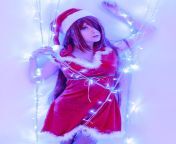 [SELF] Merry Kurisu-masu! Here&#39;s my Christmas-themed cosplay of Makise Kurisu from Stein&#39;s;Gate &#&# ~ By Megumi Koneko from masu nonuwa