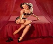 Gil-Elvgren (1947) Im not shy im just retiring from nude gil