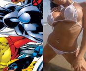 This is what I mean when I say I love girls with comic book bodies: huge tits, hard nipples, good projection, and super fit body. I grew up on this era of comic book heroines, and am lucky enough to now see real babes with these unreal bodies. from kannnada heroines