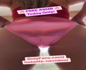 Sign up for my Onlyfans today and get a free ASMR ? ? from my video, Pink Satin Sexiness! Just DM me a ??? on OF after you join! from peachy whispering asmr blowjob patreon video