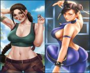 Which of gaming&#39;s two most iconic ladies would you rather have sex with - Lara Croft (Tomb Raider) or Chun-Li (Street Fighter)? from lara croft mod
