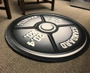 45 lb barbell style rug from www.FakeWeights.com over 3 feet diameter and perfect fitness decor gym decor office decor room decor man cave ideas ! Weights personal trainer bodybuilding from from www bulu fim hausa watch