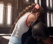 Took a screenshot of the moment Aerith was consoling Zach after he had to kill Angeal. Im not fucking crying your crying! from full crying painful backside