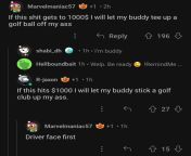 I really thought r/golf was the strangest place for golf bets. I guess I was wrong. from golf young xxxnehasexvideo