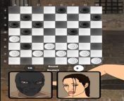 P*rno Checkers - Play checkers vs Angelina Jolie, and as you win, the hot babe strips naked! from angelina jolie and brad pitt scene