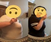 T/25/59 [315+lbs &amp;gt; 279 lbs = 36lbs] 4 months difference, and bad at photos but inspired to share thanks to everyone here! from aunty bad panty photos