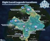 ? Eight Local Legends Locations from local legends naked tour