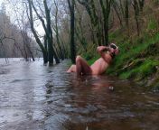 Its lovely...nude under the rain in the river from anal sex under the rain