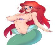 Ariels tiddies are too big for her seashells (Slugbox) [Little Mermaid] from japs 8005