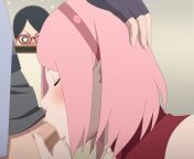 Sarada peeking on her mom giving her dad a blowjob from punjabi wife giving her man a blowjob and taking cum inside her mouth