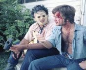 Texas Chainsaw Massacre (1974) behind the scenes photo from texas chainsaw massacre movie actress