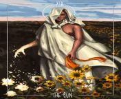 The Sun ( XIX ) from my major arcana illustration series . Hope you like it ??? from sanelyan xix
