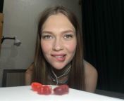 Those gummy bears will be stuck in my stomach forever? Link in Comments ?? from asmr gummy bears crush