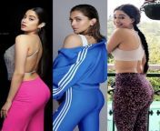 Who would you Pick your gym partner. Janvi kapoor, Deepika Padukone, Ananya panede. from indian xxx rap videos movieollywood janvi kapoor xxx
