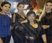 Aida Torres Felix (sister of Javier Torres Felix El JT) with her daughters Aida, Estrella (blurred face) and Adriana Meza Torres (wife of Ovidio Guzmn Lpez) from arlyn torres