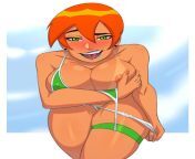 (Gwen) is one of the hottest character in cartoon history from savita bhabah in cartoon