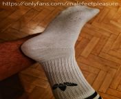 Many of my slaves ask to see my big hairy Arab feet in white Adidas socks.... on my sweaty feet they don&#39;t stay white for long though! They don&#39;t smell &#34;pleasant&#34; either ? from arab feet licking