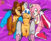 Sally, Rouge, and Amy. waiting for your first choice (moonpearl) from stuntman lopez rouge and amy rose futa