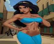 [Artwork] by Abel Waters: Jasmine hotter than hot in a lot of good ways. from abel rugolmaskina