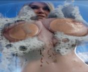 Power Girl Soapy Shower Boob Press (Steps3D) [DC] from beautiful girl boob press