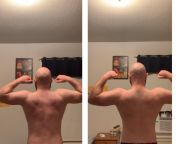 M/21/58 [178-175 = -3lbs] (2 months) back gains. Have always enjoyed lifting but noticed my back was a weak point. Added pull ups 3x a week and slightly more protein and my back seems slightly more sculpted now with a little less fat. Not stopping anyti from www bangla nika apu 3x comdian madar and bebi milk sexy vide