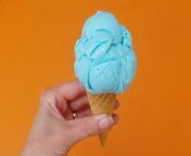[50/50] Blue Moon Ice-cream &#124; A Mans Testicles with Bad Blue Waffle [NSFW] from blue waffle