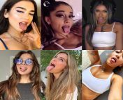 Who would you rather get a blowjob from ending with a facial?Dua lipa, Ariana grande, Madison beer, Hailee Steinfeld, Addison Rae or Rita Ora? from madison beer naked at 14
